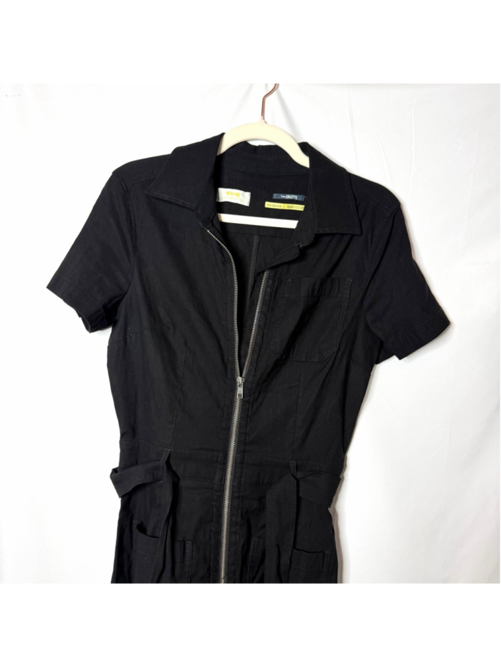 Maeve by Anthropologie Black The Colette Weekend Jumpsuit Size 6 - Picture 6 of 9